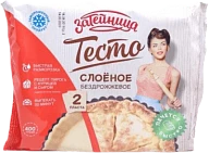 Тесто слоеное бездрожжевое Затейница 400 г Союзпищепром