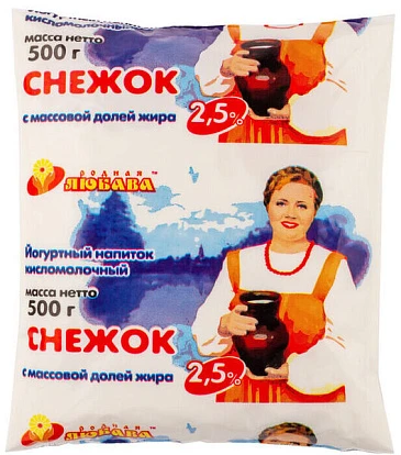 Снежок 2,5% 500 г Родная Любава