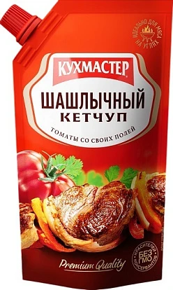 Кетчуп Шашлычный 500 г Кухмастер