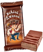 Конфеты вафельные с кремовой начинкой Ковбой Джонни 500 г Невский кондитер