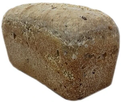 Хлеб бездрожжевой с семенами подсолнечника, льна, кунжута 300 г Миродолье