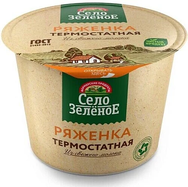 Ряженка 4% 200 г Село Зелёное