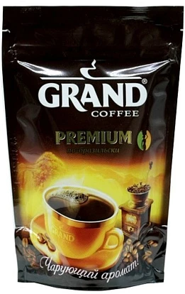 Кофе растворимый гранулированный Гранд Премиум По-бразильски 95 г Кофе растворимый гранулированный Гранд Премиум По-бразильски 95 г
