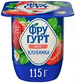 Йогурт с клубникой 2,5% 115 г Фругурт