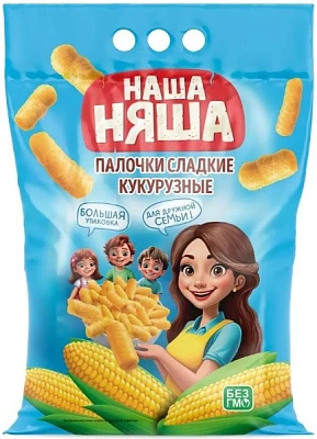 Кукурузные палочки Наша Няша 250 г