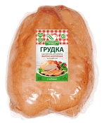 Грудка цыпленка-бройлера варено-копченая ~600 г Глазовская птица