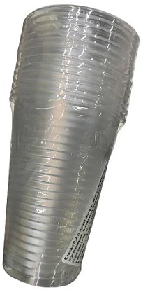 Стаканы одноразовые прозрачные 200 мл 12 шт.