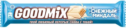 Батончик Гудмикс Cнежный миндаль 40 г