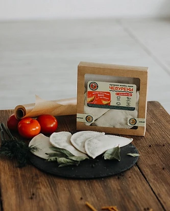 Чебуреки замороженные с мясом 500 г Кучеряво живём