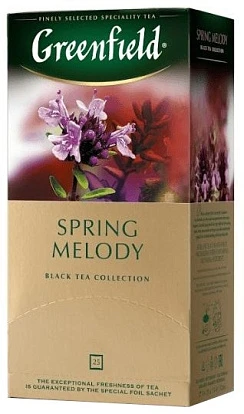 Чай черный Гринфилд Спринг Мелоди 25 пакетиков