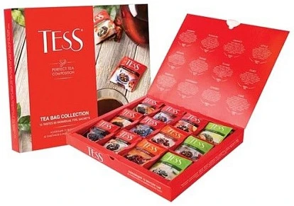 Набор из 12 видов чая Тесс 100 г