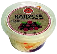 Капуста квашеная с клюквой 500 г Дары Удмуртии