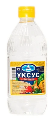 Уксус столовый пищевой 9% 500 мл Адмирал