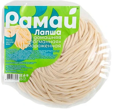 Лапша домашняя лагманная 600 г Рамай Лапша домашняя лагманная 600 г Рамай