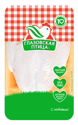 Грудка цыпленка-бройлера охлажденная ~1 кг Глазовская птица