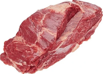 Шейная часть говядины крупнокусковая бескостная охлажденная кат. А ~1 кг