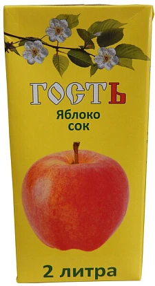 Сок яблочный ГОСТ 2 л Гость Сок яблочный ГОСТ 2 л Гость