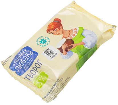 Творог 5% 200 г Родная Любава