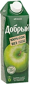 Сок яблочный 1 л Добрый