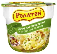 Пюре картофельное быстрого приготовления Роллтон со вкусом курицы 40 г
