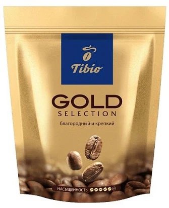 Кофе натуральный растворимый сублимированный Тибио Голд Селекшн 75 г