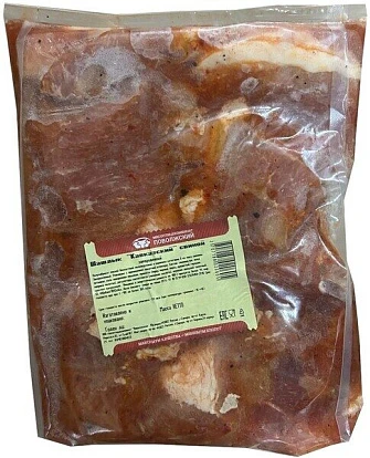 Шашлык из свинины Кавказский кат. Б замороженный ~ 1,8 кг МПК Поволжский