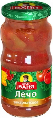 Лечо Закарпатское 460 г Дядя Ваня Лечо Закарпатское 460 г Дядя Ваня