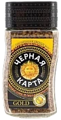 Кофе натуральный растворимый сублимированный Черная Карта Голд 95 г
