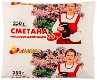 Сметана 20% 250 г Родная Любава