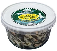 Салат из морской капусты с кальмаром в майонезной заливке 270 г Золотая рыбка