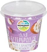 Паста с кальмаром и чесноком для бутербродов 140 г Меридиан