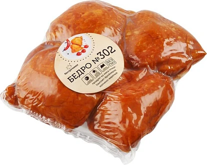 Бедро цыпленка-бройлера копчено-вареное ~800 г Пестречинка