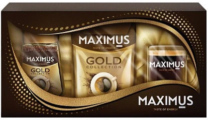 Набор кофе сублимированный Максимус Голд ст. б. 95 г + м/у 40 г + кружка 320 мл