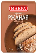 Мука ржаная, хлебопекарная, обдирная 1 кг Макфа