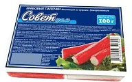 Крабовые палочки СОВЕТуем замороженные 100 г VICI