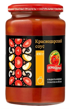 Соус Краснодарский 490 г Помидорка Соус Краснодарский 490 г Помидорка