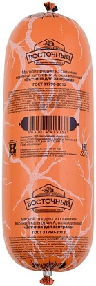 Ветчина Для завтрака кат. А Восточный ~1,5 кг Ветчина Для завтрака кат. А Восточный ~1,5 кг