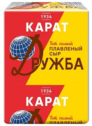 Сыр плавленый Дружба 45% 90 г Карат