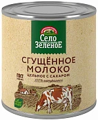 Молоко цельное сгущенное с сахаром 8,5% 370 г Село Зелёное