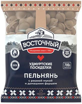 Пельнянь с ржаной мукой и домашним фаршем 700 г Восточный