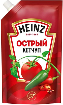 Кетчуп Острый 320 г Хайнц