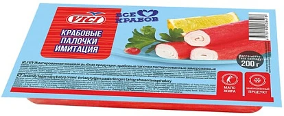 Крабовые палочки VICI 200 г Крабовые палочки VICI 200 г