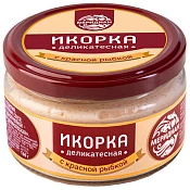 Икорка с красной рыбкой Деликатесная 160 г Меридиан