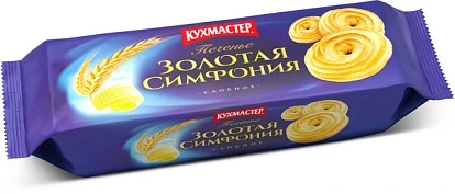 Печенье сдобное Золотая симфония 230 г Кухмастер
