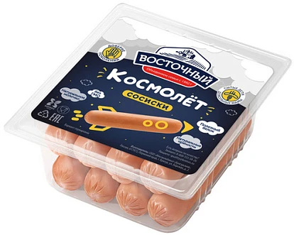 Сосиски Космолет кат. Б 400 г Восточный