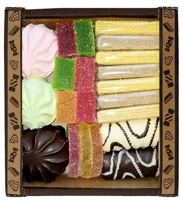 Набор кондитерский изделий Подарочный 1 кг Любимая Кубань