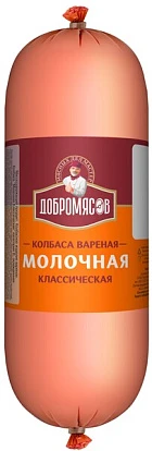 Колбаса вареная Молочная классическая кат. В ~1,4 кг Добромясов Колбаса вареная Молочная классическая кат. В ~1,4 кг Добромясов