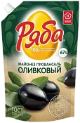 Майонез натуральный оливковый Провансаль 67% 330 г Ряба