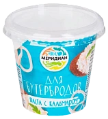 Паста с кальмаром для бутербродов 140 г Меридиан