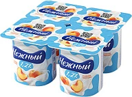 Йогурт с соком персика 1,2% 100 г Нежный